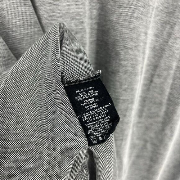 Theory Shirt Size XL Mens Gray Standard Polo Current Pique Knit Short Sleeve - Picture 7 of 7